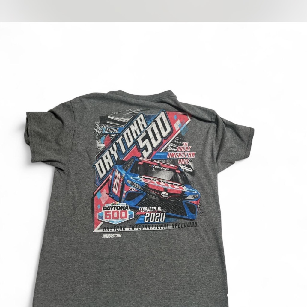 Nascar Gray Daytona 500 Short Sleeve Tee Nascar Gray Daytona 500 Short Sleeve Tee